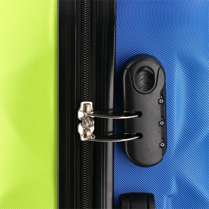 Empire Lyon Suitcase, Cabin, ABS, Yellow-Blue
