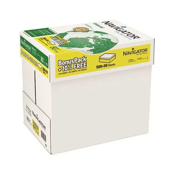 Copy paper Navigator Universal, A4, 80 g/m?, 5 packs, 2,750 sheets