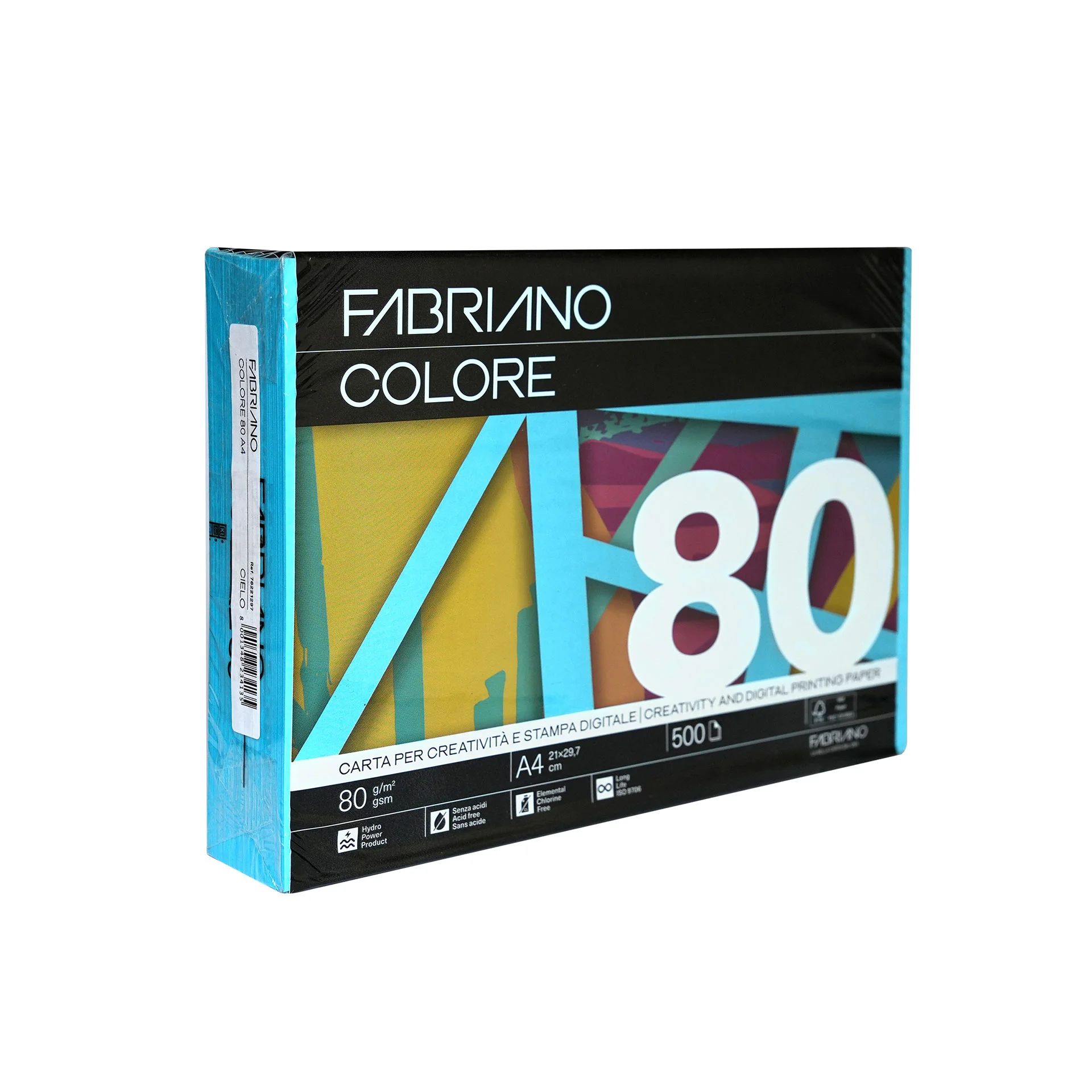 Fabriano Копирна хартия Colore, A4, 80 g/m2, синя, 500 листа