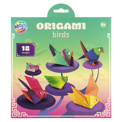 Moxy Origami paper - Birds, 18 designs