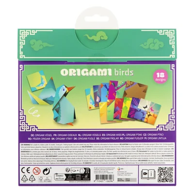 Moxy Origami paper - Birds, 18 designs