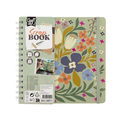 Craft ID Scrapbook, 20.5 ? 20.5 cm, 40 sheets, green