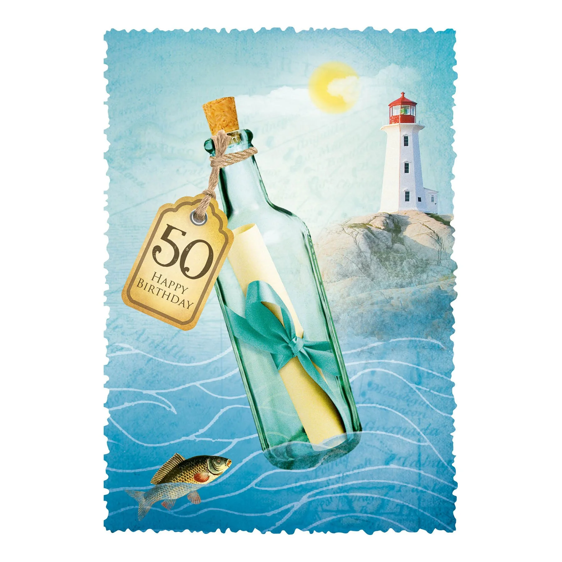 Gespaensterwald Card Romantique, Happy Birthday 50