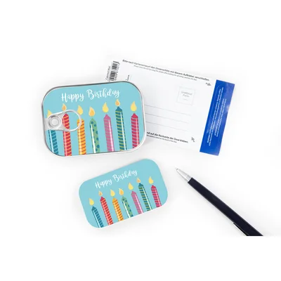 Gespaensterwald Can-card, Happy Birthday candles