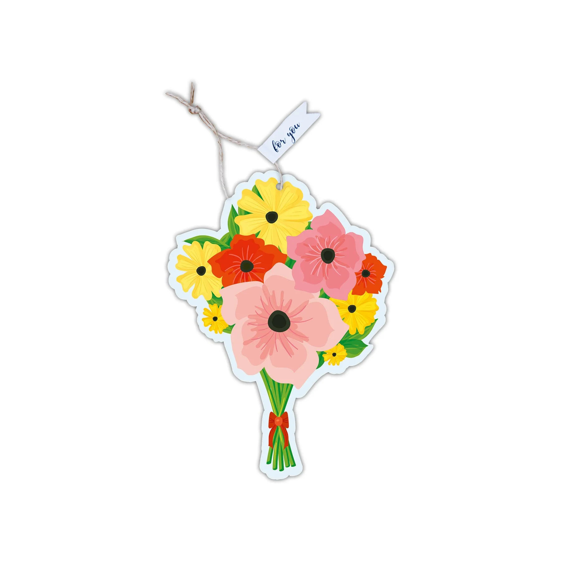 Gespaensterwald Greeting card-tag Bouquet