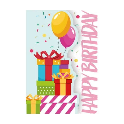 Gespaensterwald Card Fun-Cut, Happy Birthday