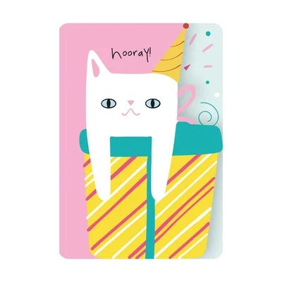 Gespaensterwald Card Fun-Cut, Birthday Cat