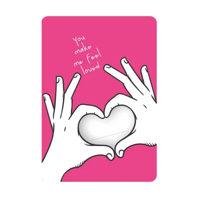 Gespaensterwald Card Fun-Cut, You make me feel loved