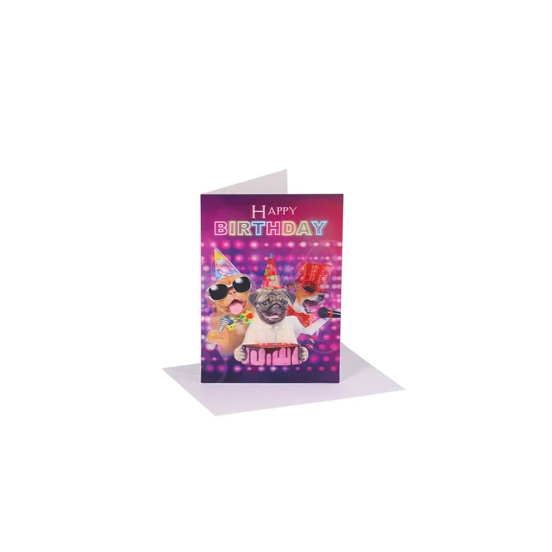 Festa Greeting Card, Happy Birthday, assorted, 1 pc