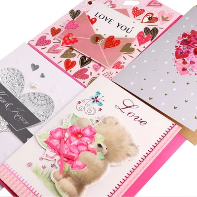 Festa Greeting Card, Love, assorted, 1 pc