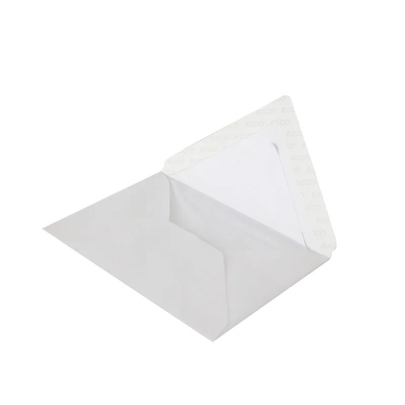 Elco Envelope with watermark, C6, 114 x 162 mm, 100 g, triangular flap with self-adhesive strip, white, 25 pcs