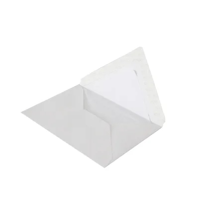 Elco Envelope with watermark, C6, 114 x 162 mm, 100 g, triangular flap with self-adhesive strip, white, 25 pcs