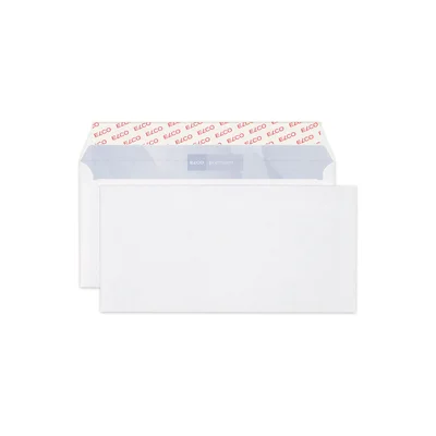 Elco Envelopes C6/5, 114 x 229 mm, 80 g, straight flap, self-seal, white, 200 pcs