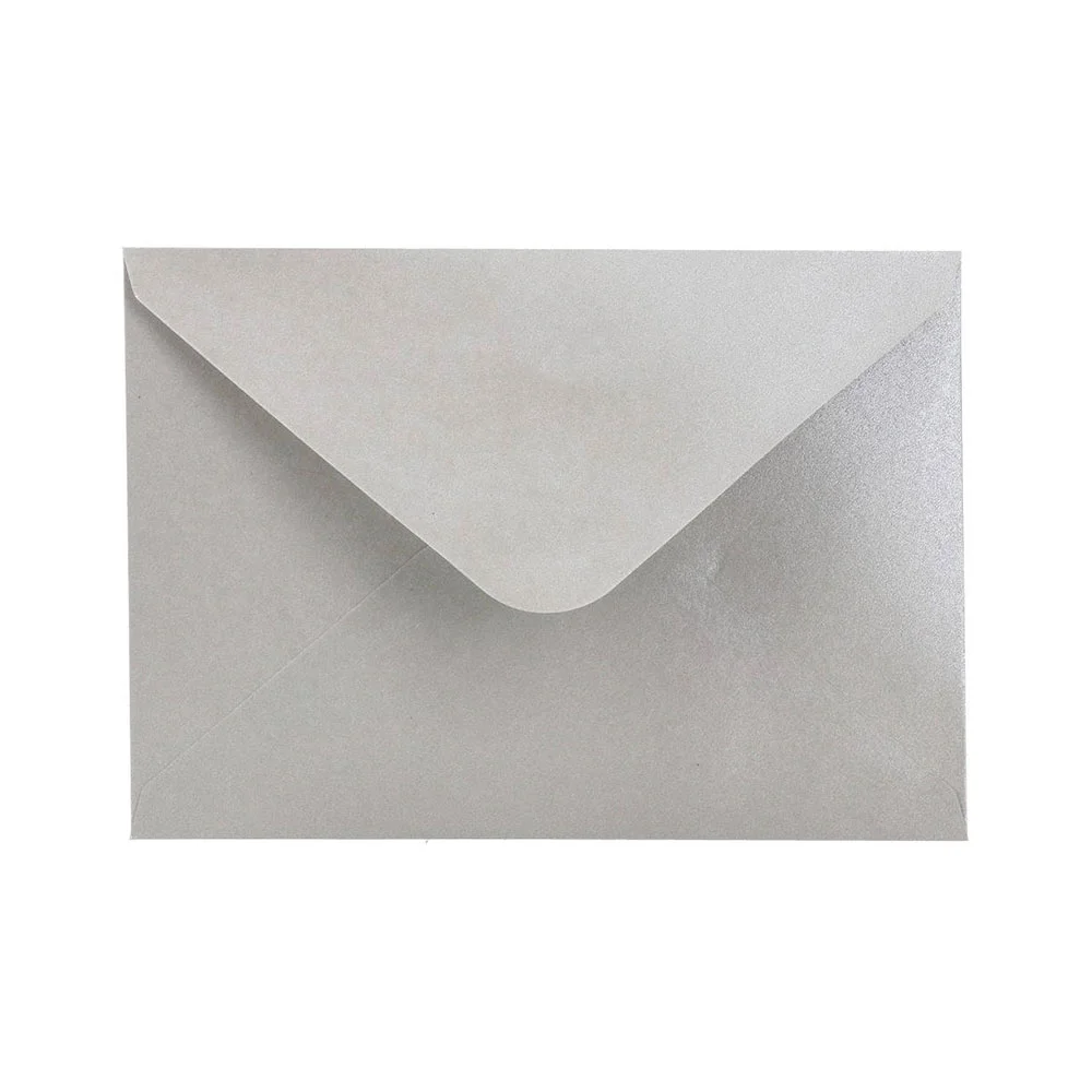 Festa Greeting Card Envelope, silver