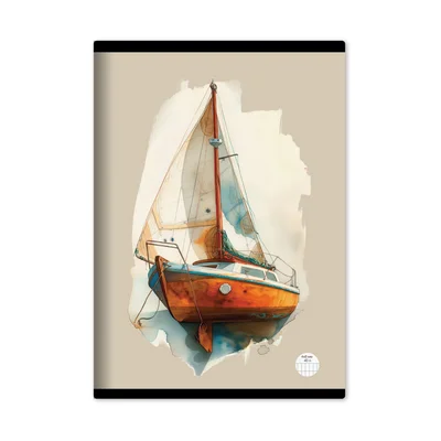 Notebook, A4, squared, offset paper, soft cover, 40 sheets, boys’ designs