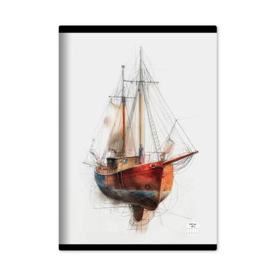 Notebook, A4, squared, offset paper, soft cover, 40 sheets, boys’ designs
