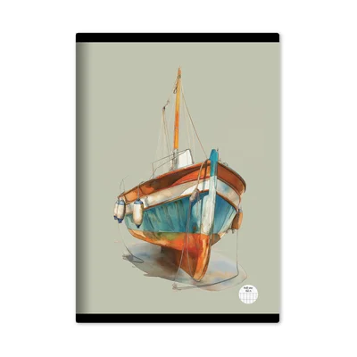 Notebook, A4, squared, offset paper, soft cover, 60 sheets, boy designs