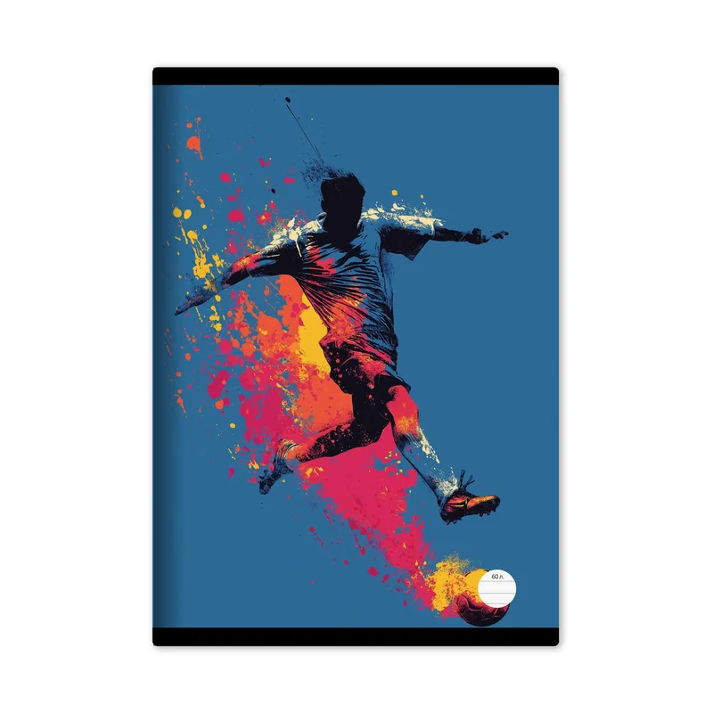 Notebook, A4, wide ruled, offset paper, 60 sheets, boy designs