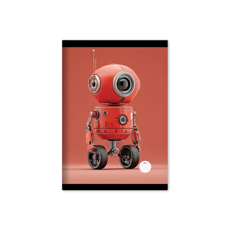 Notebook, A5, plain paper, 60 sheets, boys’ designs