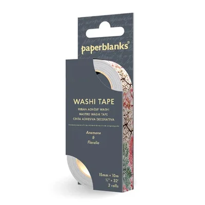 Paperblanks Washi tape Anemone & Floralia, 2 pcs