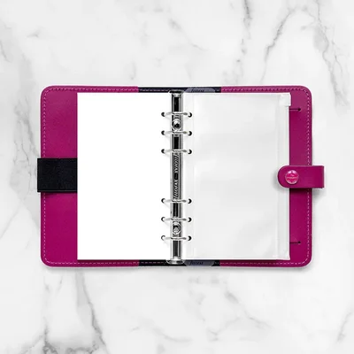Filofax Pouch for organizer Personal, with zipper, transparent