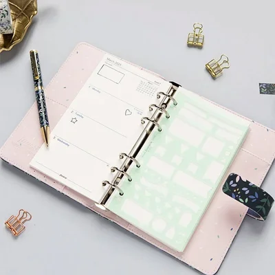 Filofax Template for organiser