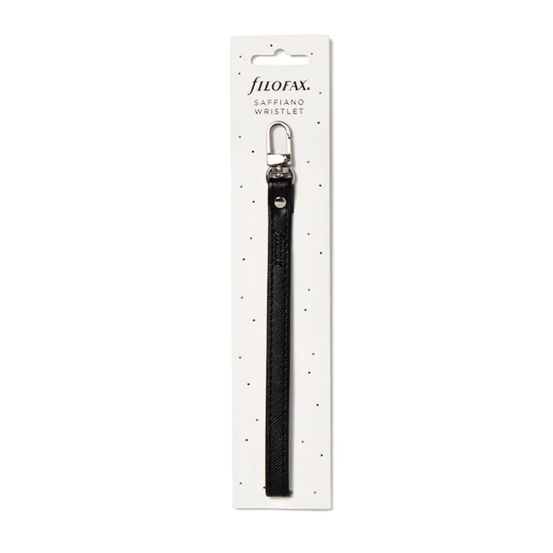 Filofax Wrist strap Saffiano, black