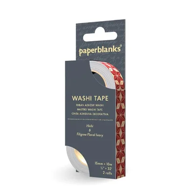 Paperblanks Tape Hish, Floral, Ivory