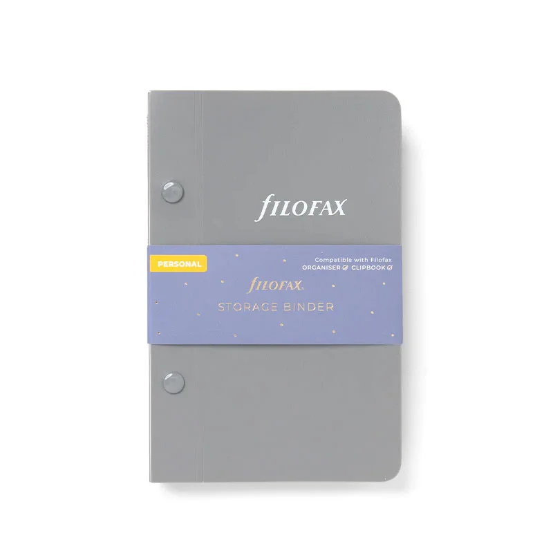 Filofax Storage folder Personal, gray
