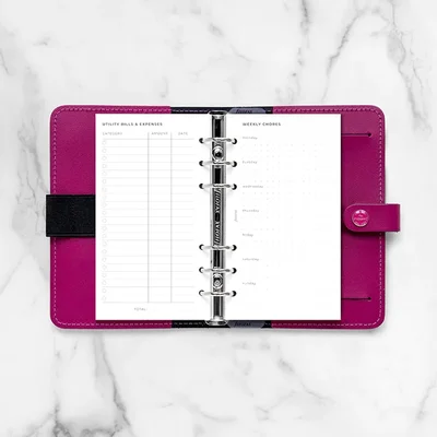 Filofax Refill Minimal Personal, Home