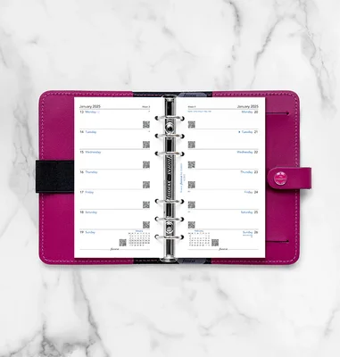 Filofax Refill for organizer Classic, Personal, for 2025, 1 week per page
