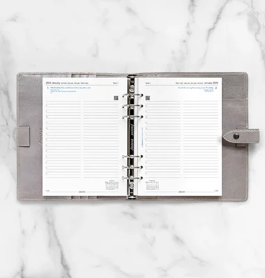 Filofax Refill for organizer Classic, A5, for 2025, 1 day per page