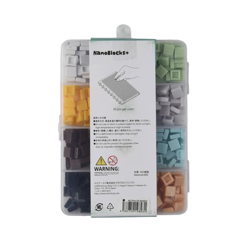 Sworld Cubes for decorating notebook Block, in box, 12 colors x 30 pieces