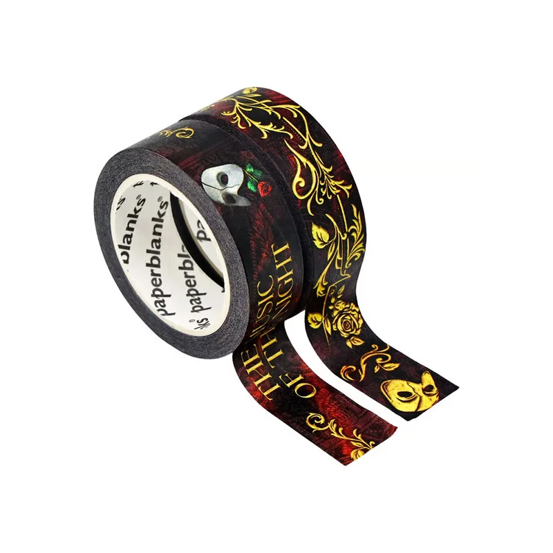 PAPERBLANKS MASKED MELODY DECORATIVE TAPE PACK OF 2