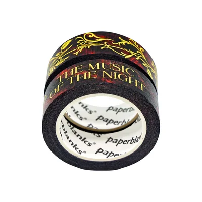 PAPERBLANKS MASKED MELODY DECORATIVE TAPE PACK OF 2