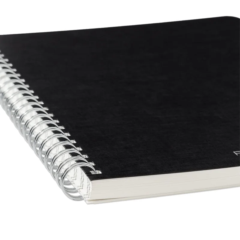 Fabriano Ecoqua notebook, A5, card cover, spiral, 70 sheets, raspberry