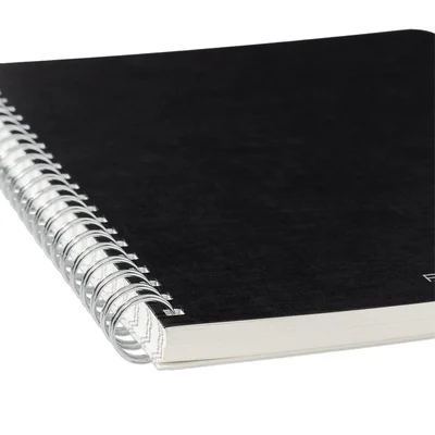Fabriano Ecoqua notebook, A5, card cover, spiral, 70 sheets, raspberry