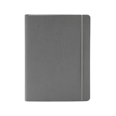 Fabriano Notebook Ecoqua+, A5, cardboard cover, concealed spiral, 70 sheets, anthracite