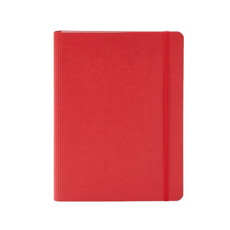 Fabriano Notebook Ecoqua+, A5, cardboard cover, hidden spiral, 70 sheets, raspberry