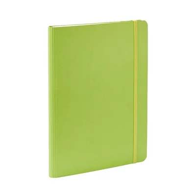 Fabriano Notebook Ecoqua+, A5, cardboard cover, hidden spiral, 70 sheets, lime