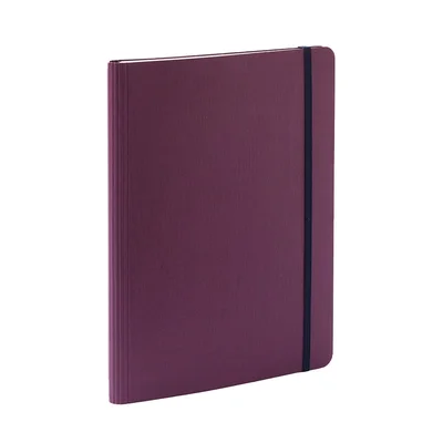 Fabriano Notebook Ecoqua+, A5, cardboard cover, concealed spiral, 70 sheets, purple