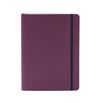Fabriano Notebook Ecoqua+, A5, cardboard cover, concealed spiral, 70 sheets, purple