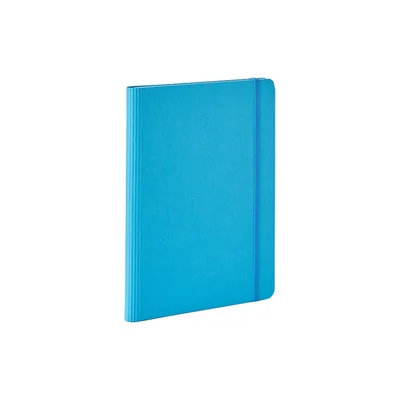 Fabriano Notebook Ecoqua+, A4, cardboard cover, hidden spiral, 70 sheets, blue