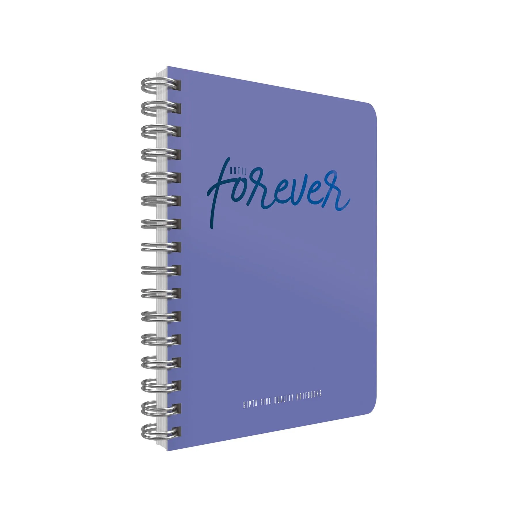 Gipta Notebook Until, 17 x 24 cm, cream paper, wide ruled, hard cover, spiral, 120 sheets