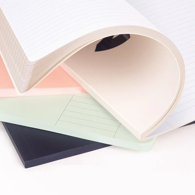Milan Notebook 1918, A4, Wide Ruled, Cardboard Cover, 48 Sheets, Beige