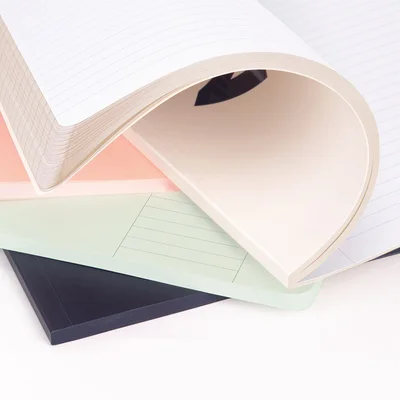 Milan Notebook 1918, A4, Wide Ruled, Cardboard Cover, 48 Sheets, Beige