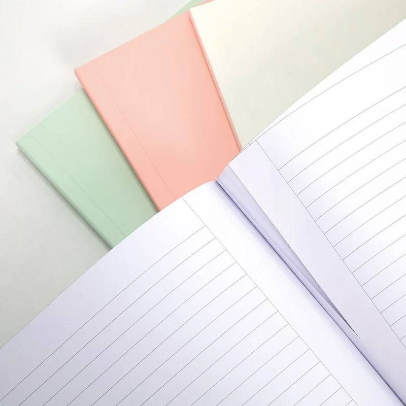 Milan Notebook 1918, A4, Wide Ruled, Cardboard Cover, 48 Sheets, Beige