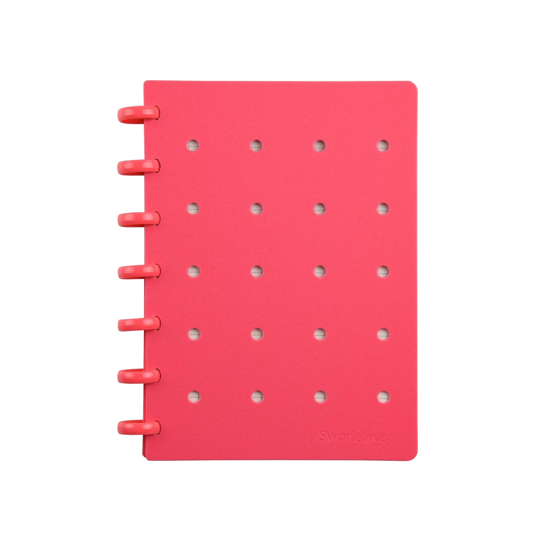 Sworld Notebook ME, A5, spiral, 80 sheets, with 2 accessories, red