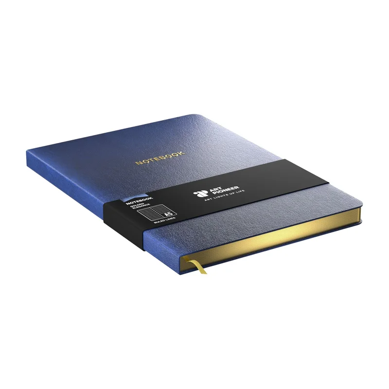 Art Pioneer Notebook Velvet Executive, A5, velvet cover, 96 sheets, blue