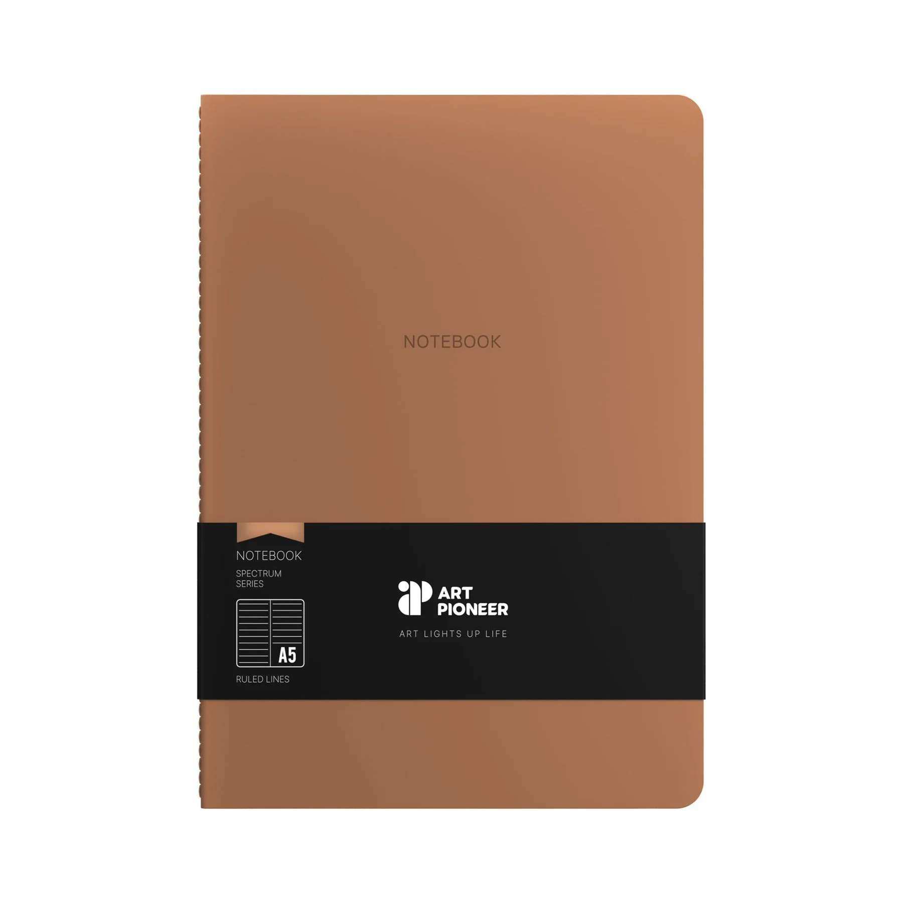 Art Pioneer Notebook Velvet Executive, A5, stitched, 64 sheets, beige
